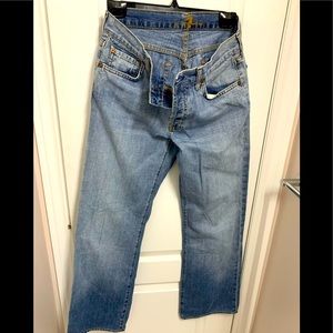Men’s 7 For All Mankind stone washed jeans